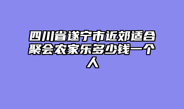四川省遂宁市近郊适合聚会农家乐多少钱一个人