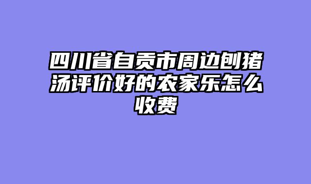 四川省自贡市周边刨猪汤评价好的农家乐怎么收费