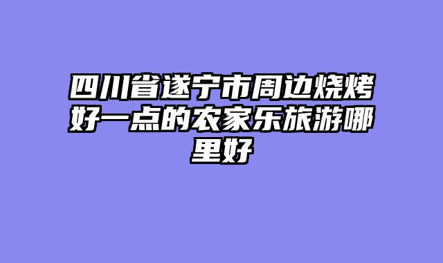 四川省遂宁市周边烧烤好一点的农家乐旅游哪里好