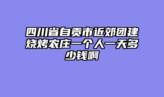 四川省自贡市近郊团建烧烤农庄一个人一天多少钱啊