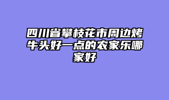 四川省攀枝花市周边烤牛头好一点的农家乐哪家好