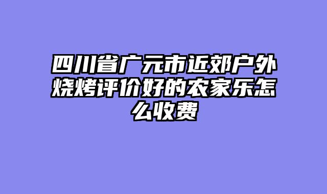 四川省广元市近郊户外烧烤评价好的农家乐怎么收费