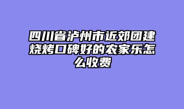四川省泸州市近郊团建烧烤口碑好的农家乐怎么收费