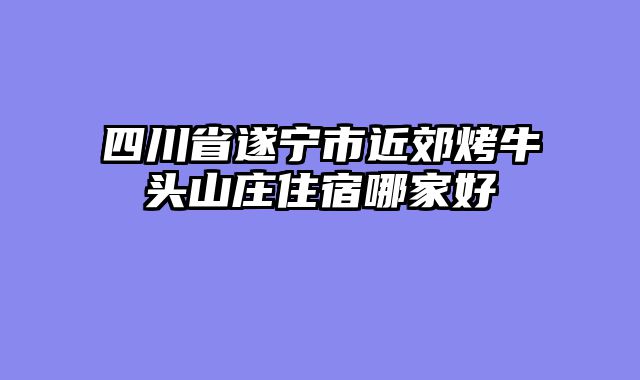 四川省遂宁市近郊烤牛头山庄住宿哪家好
