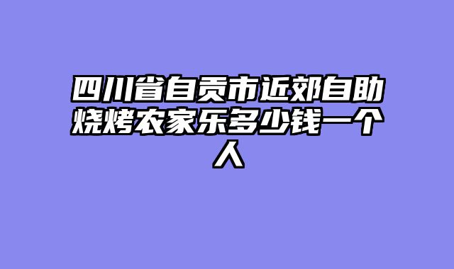四川省自贡市近郊自助烧烤农家乐多少钱一个人