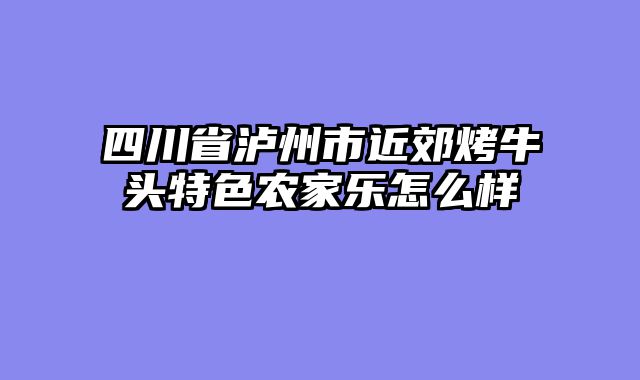 四川省泸州市近郊烤牛头特色农家乐怎么样